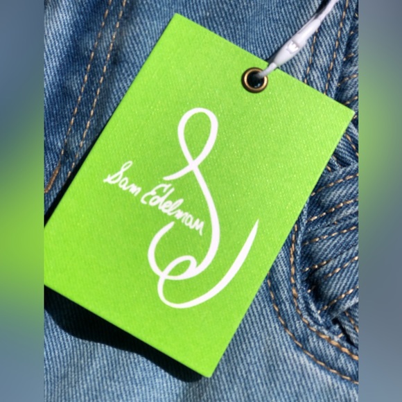 👯♀️ ✨HP✨ 🆕 HIGH WAIST FLARE Denim Jeans by Sam Edelman Size 32 - Picture 9 of 16